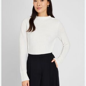 Club Monaco cream wool sweater.